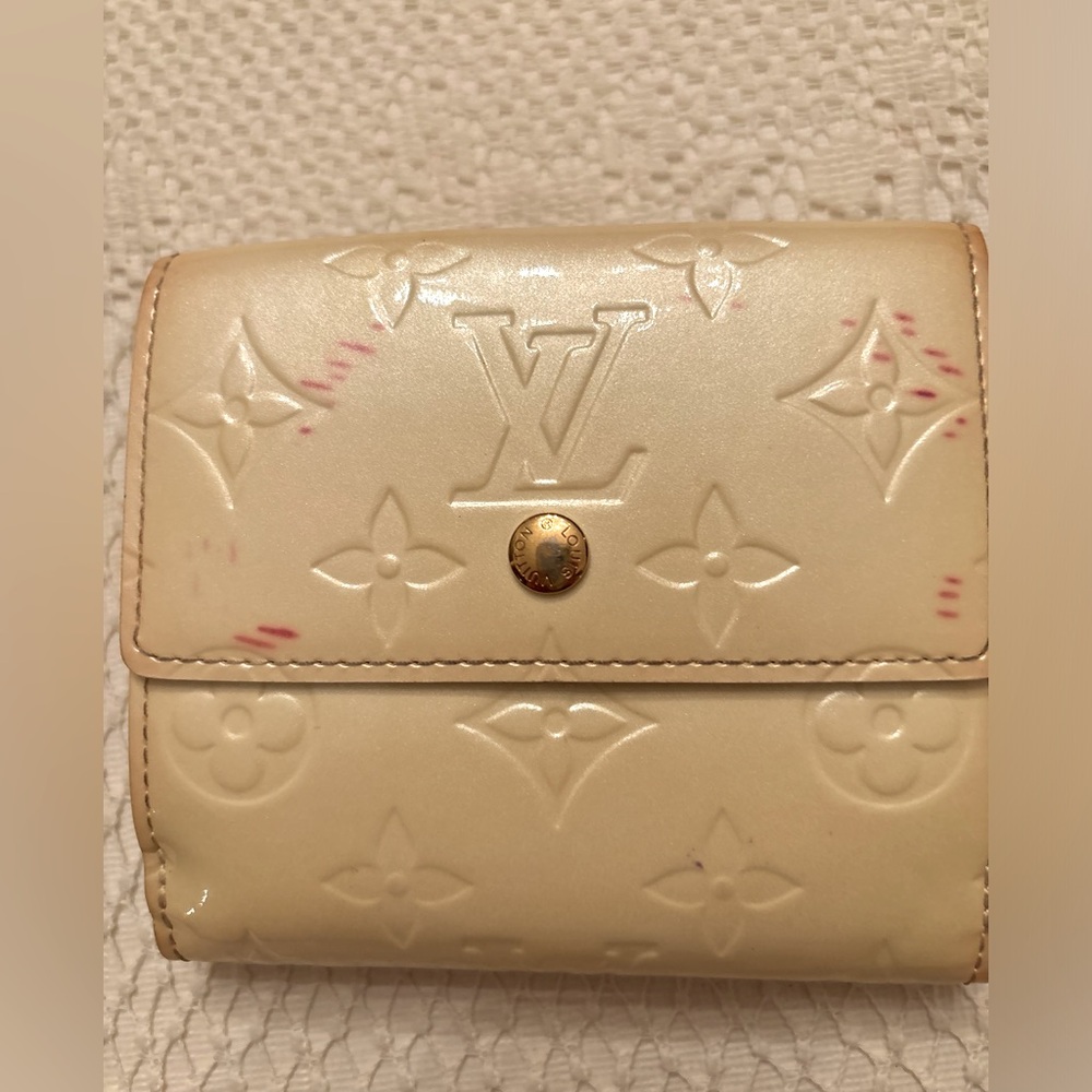 Louis Vuitton Cream Empriente Embossed Monogram Wallet